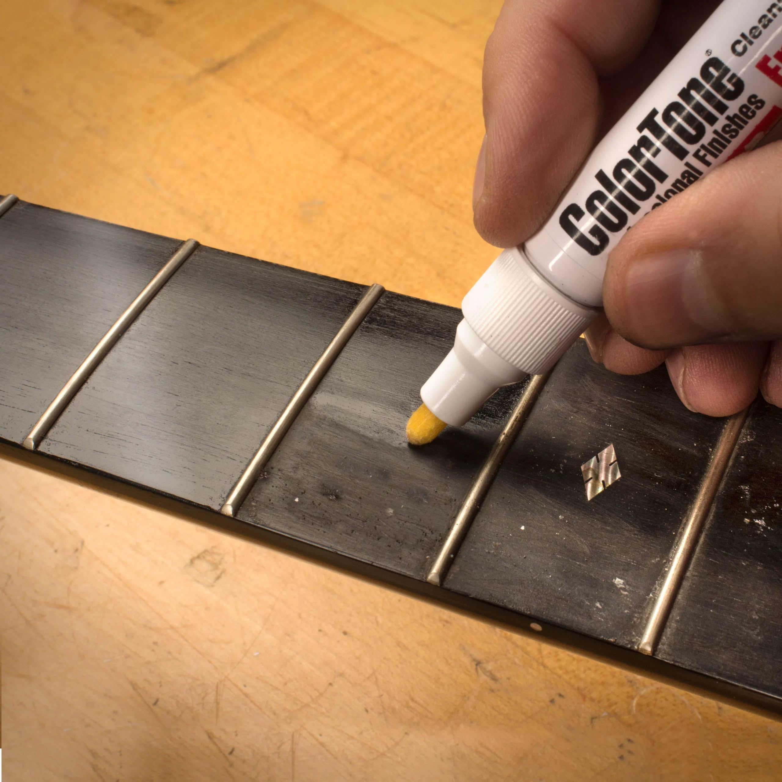 ColorTone Clean + Polish Set – Complete Guitar Finish Care Kit with Clean + Shine, Scratch Remover, Fretboard Saver, Towels, Polishing Mitten & Cleaning Tools (104744) - Image 7