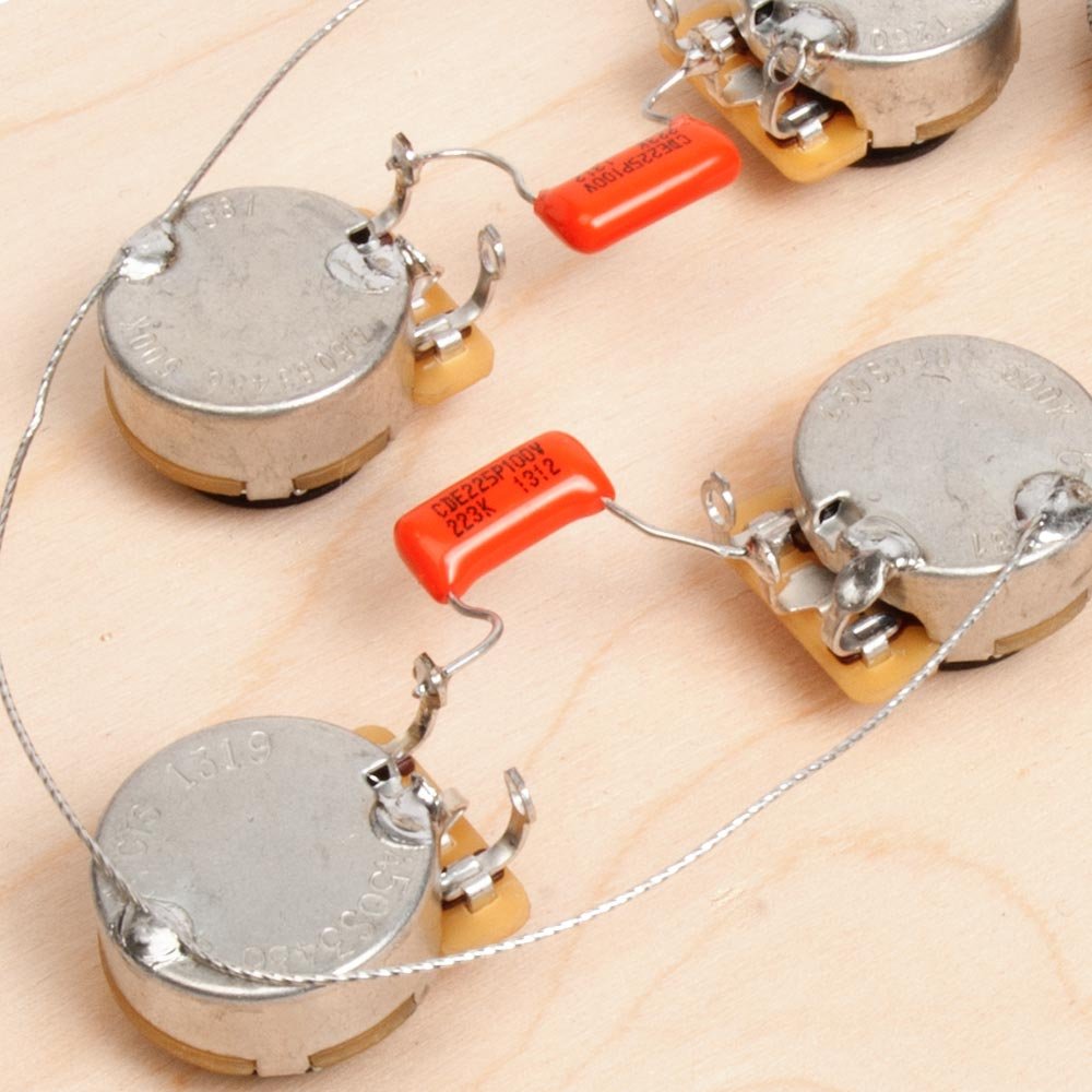 Golden Age Pre-wired Harness for Gibson Les Paul with Long-Shaft CTS Pots - Image 3