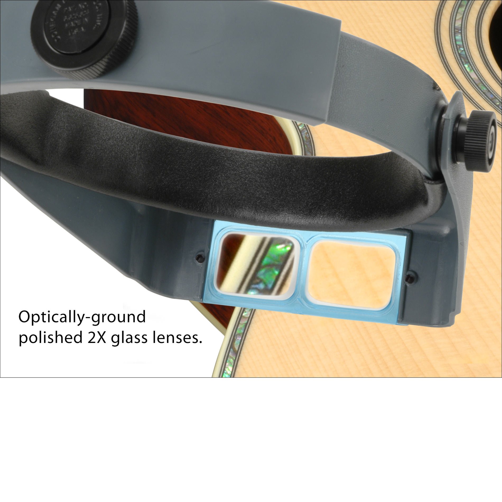 OptiVISOR Headband Magnifier, with Quasar LS Lights - Image 3
