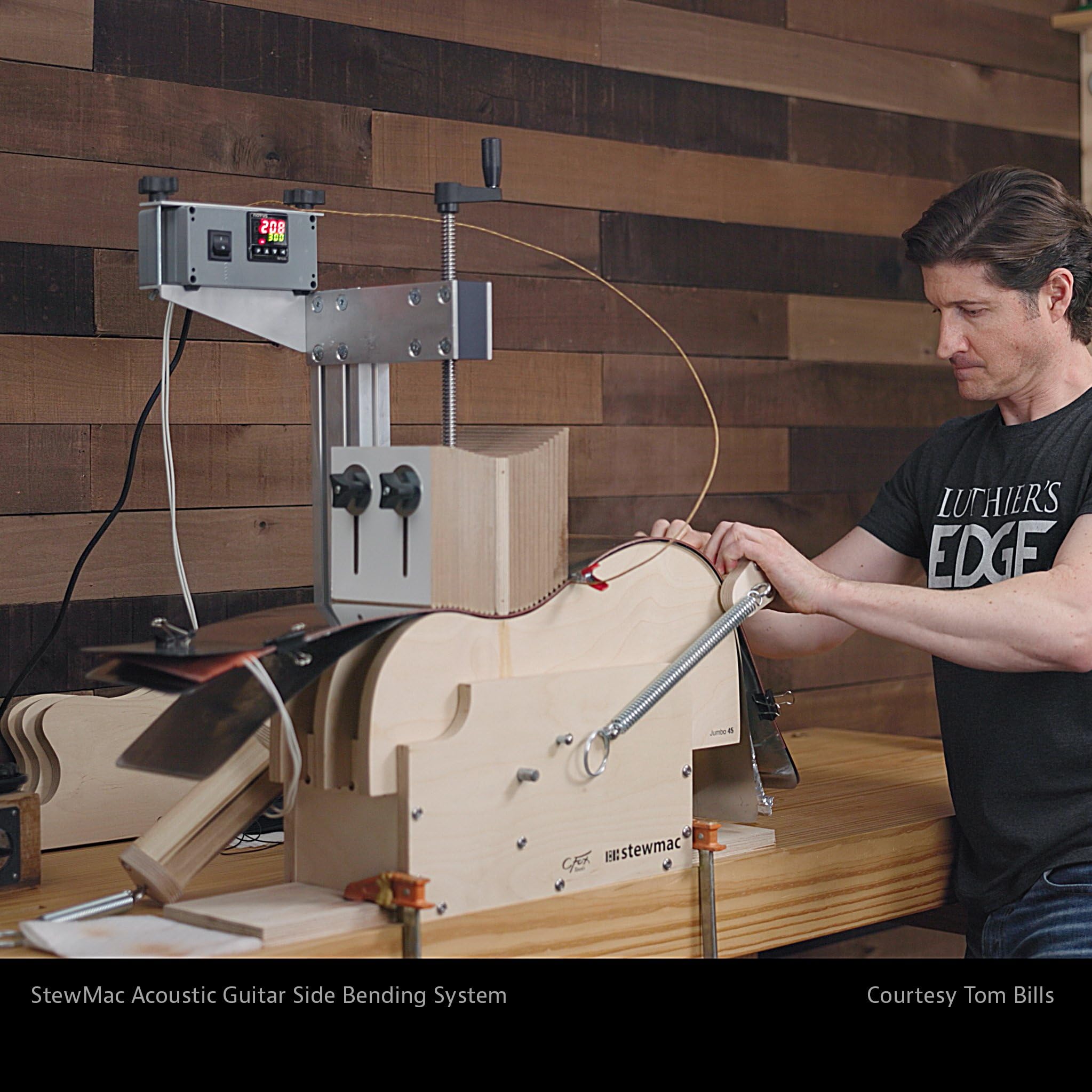StewMac Acoustic Guitar Side Bending System, With Dreadnought Body Forms (103390) - Image 3