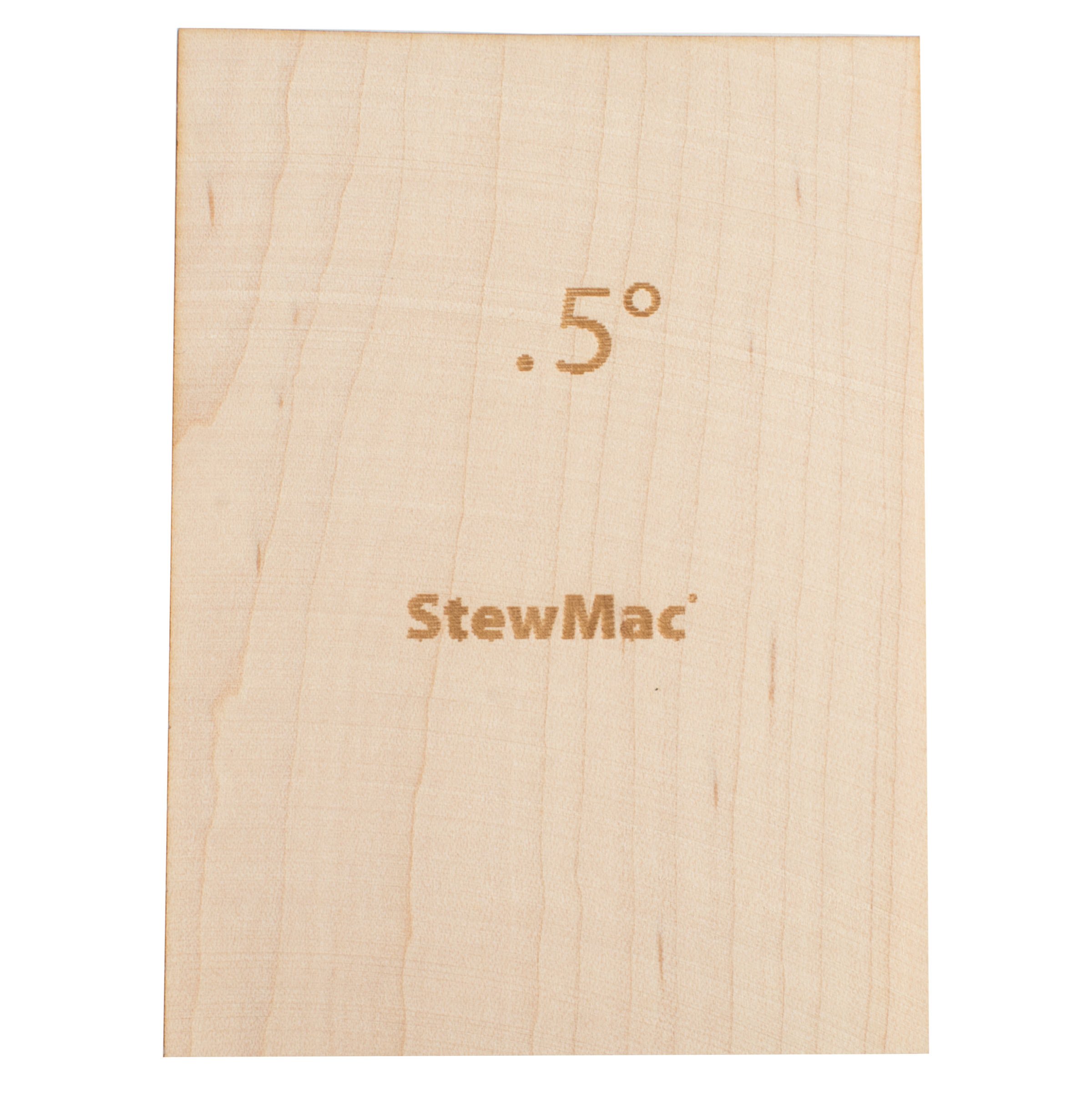 StewMac Bass Neck Shims for Bolt-on Necks, Made of Solid Maple, Blank, Set of 3 - Image 3