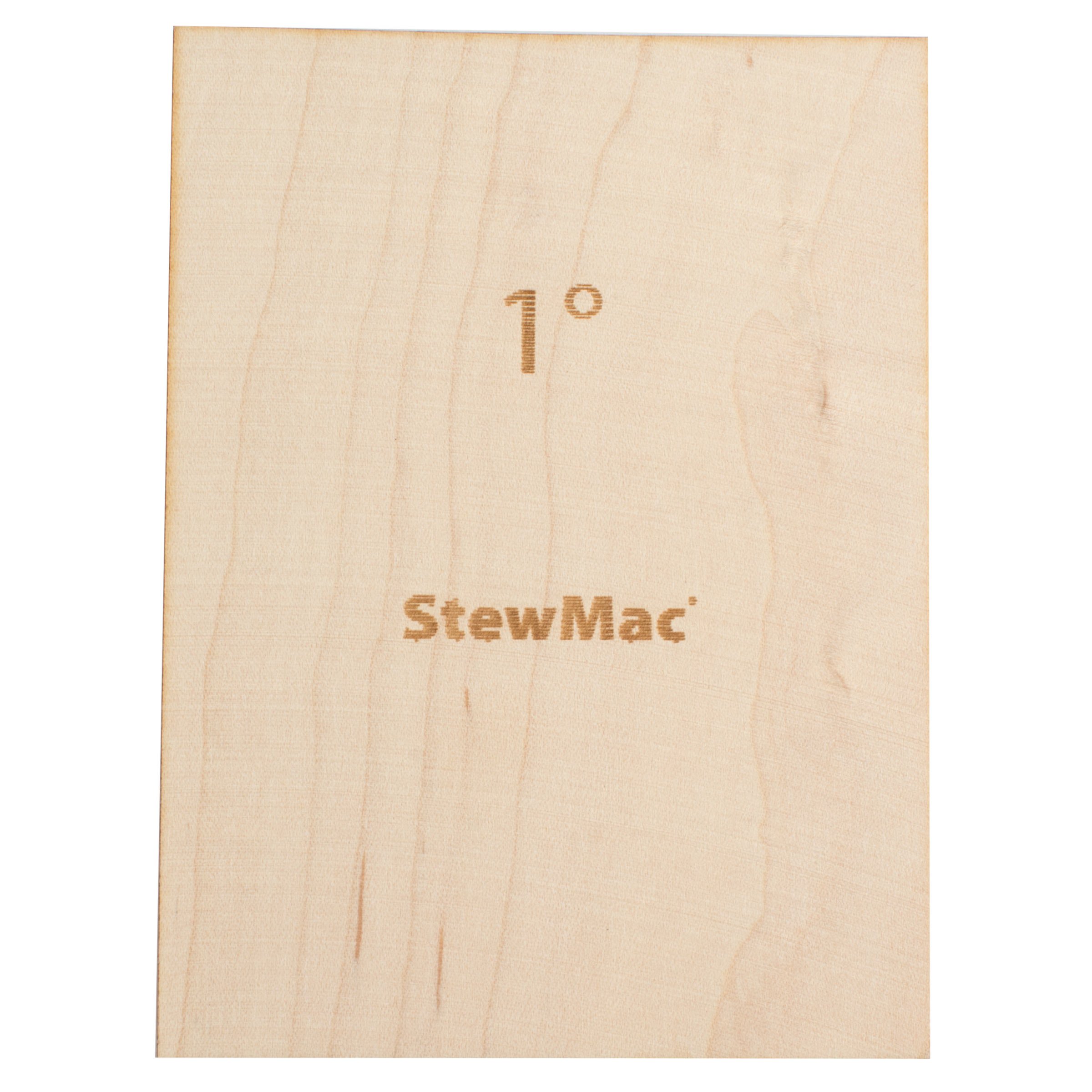 StewMac Bass Neck Shims for Bolt-on Necks, Made of Solid Maple, Blank, Set of 3 - Image 4