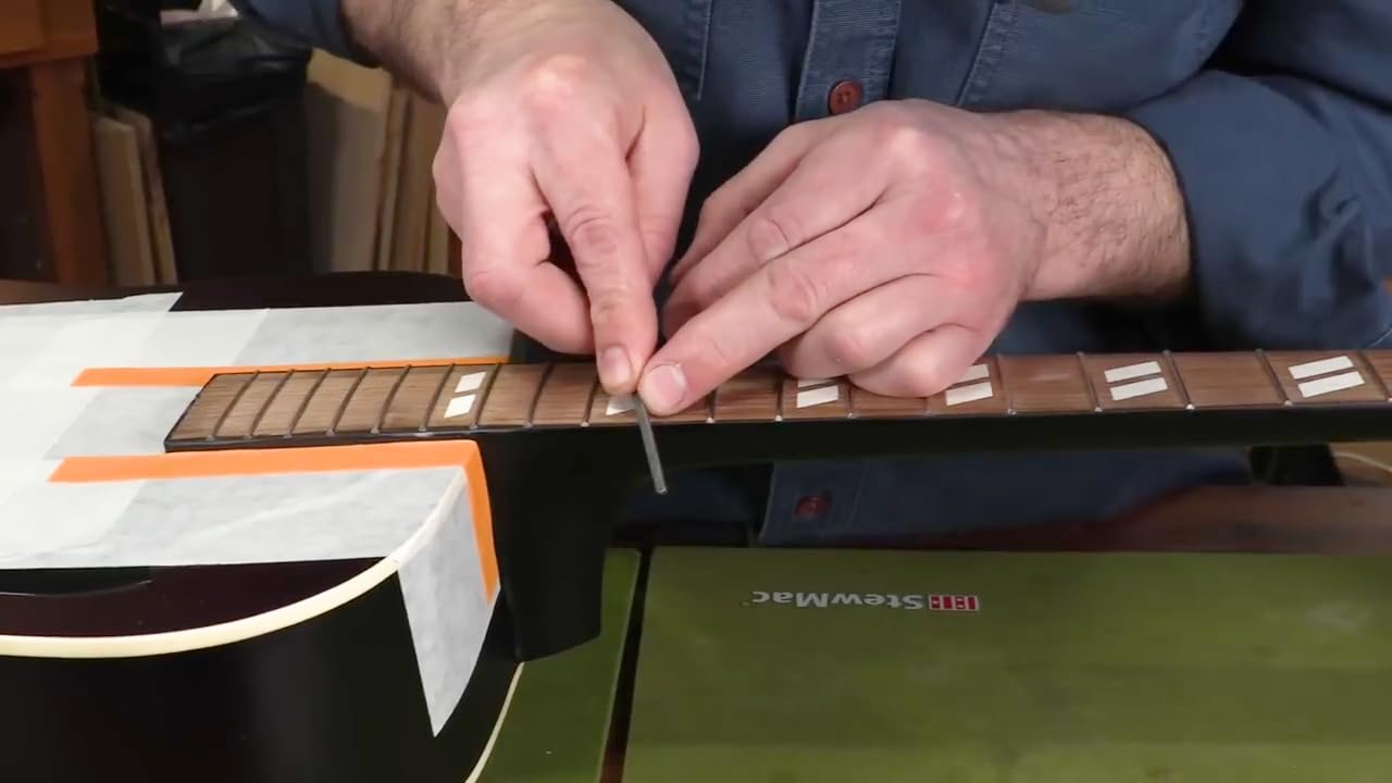 StewMac Fret End Dressing File - Safely Fix Sharp Guitar Frets & Fret Sprout Fast - For Rounding, Shaping, and Smoothing Frets - Professional Luthier Guitar Repair Tool - (1175) - Image 7