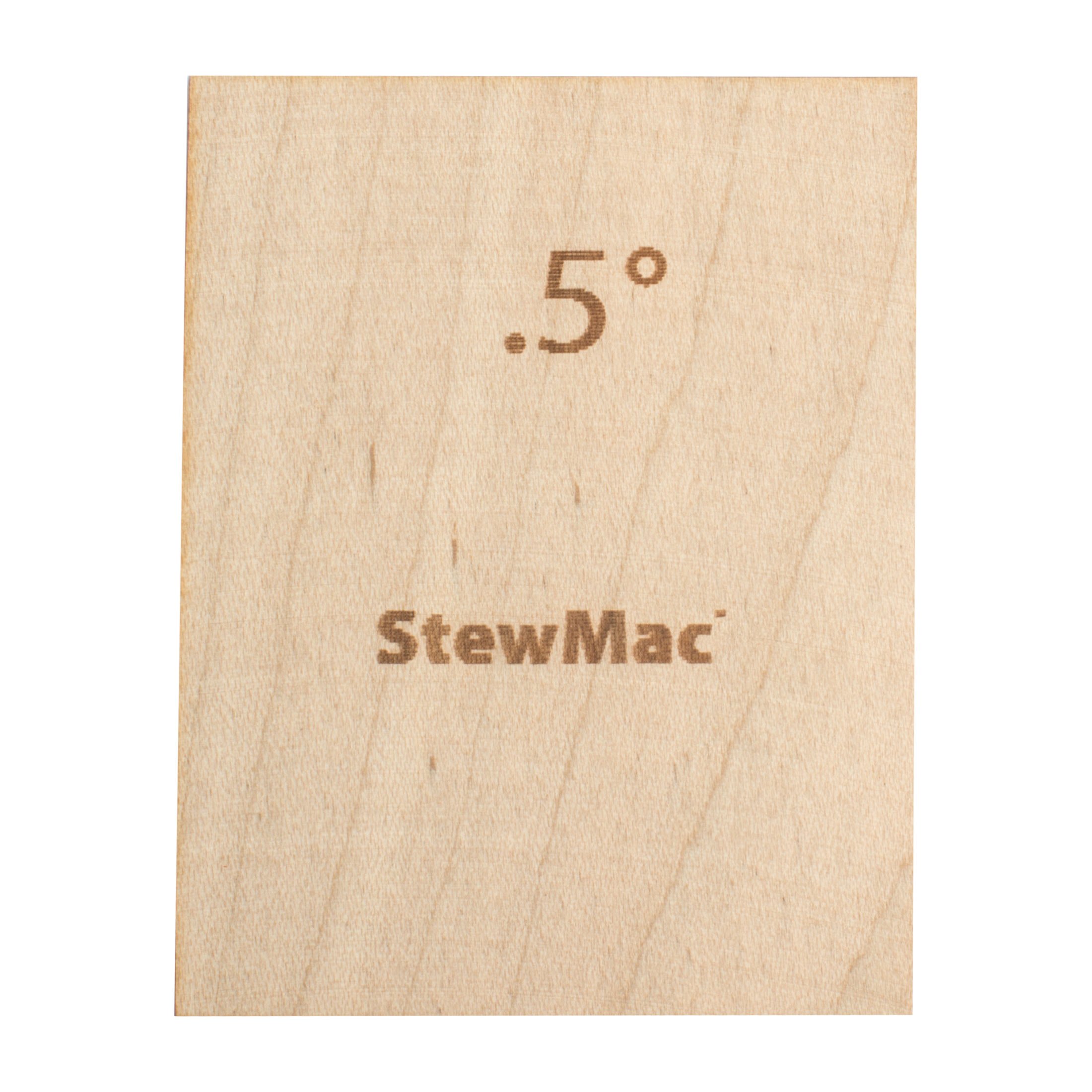 StewMac Guitar Neck Shims for Bolt-on Necks, Made of Solid Maple, Blank, Set of 3 - Image 3
