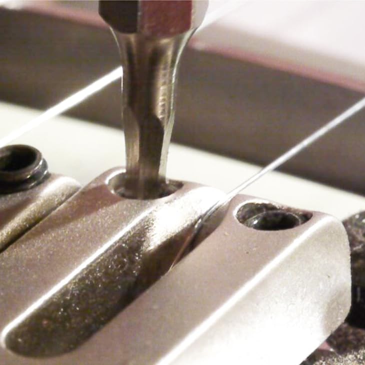 StewMac Guitar Tech Screwdriver Set – 36-Piece Bit Set for Guitar Hardware – Compact No-Spill Case – Magnetic Easy Grip Handle with Extender – Professional Luthier & Repair Tool Kit - Image 6