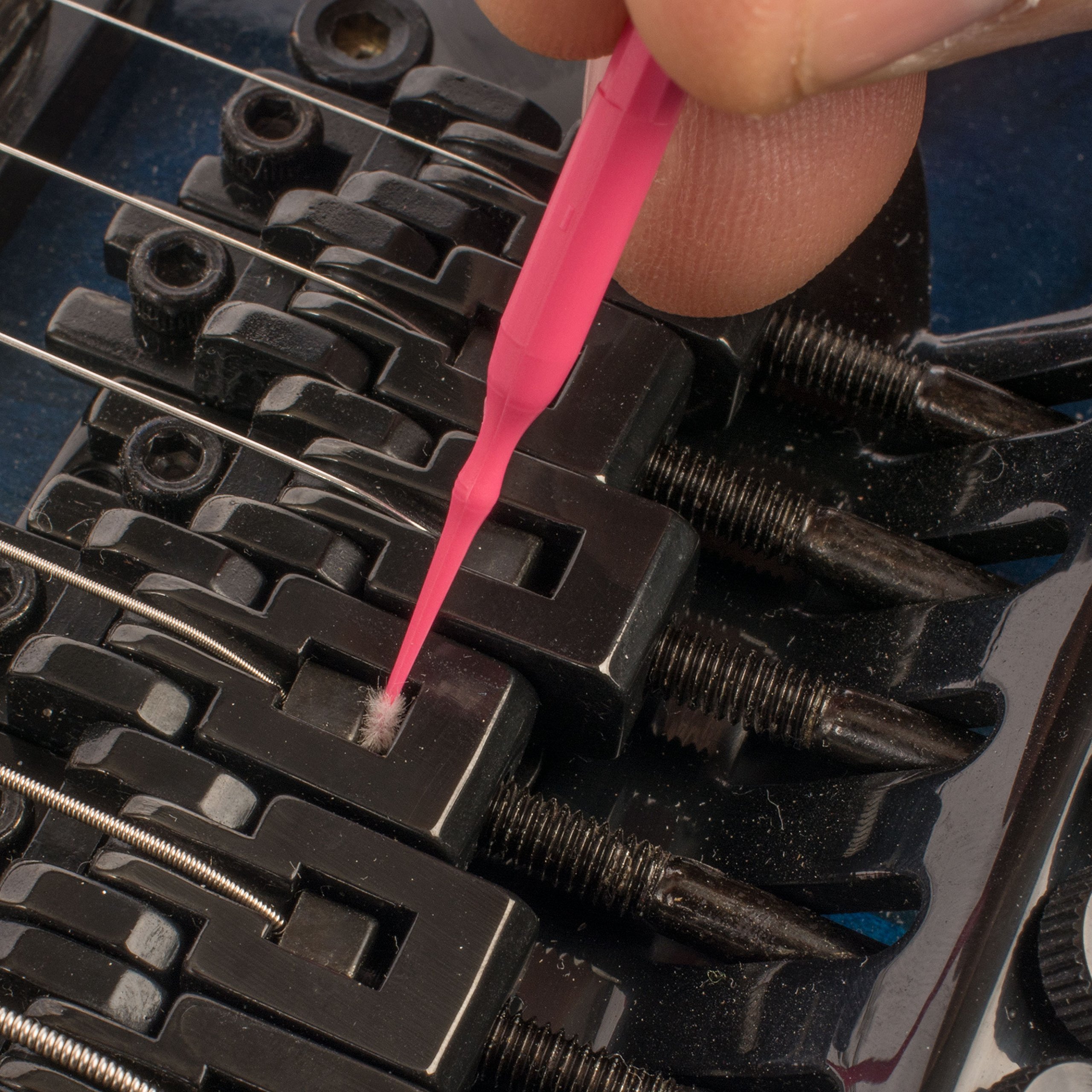 StewMac Micro Cleaning Brushes - Set of 5 Sizes of Micro Brushes and Swabs - Image 4